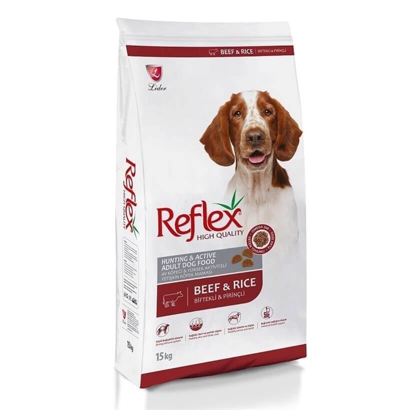 ReflexReflex Biftekli High Energy Pirinçli Yetişkin Köpek Maması 3 Kg