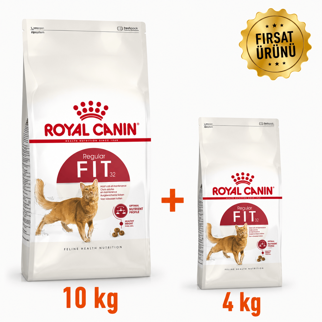 Royal Canin Fit 32 Kuru Kedi Maması 10 Kg + 4 Kg Fırsat Ürünü