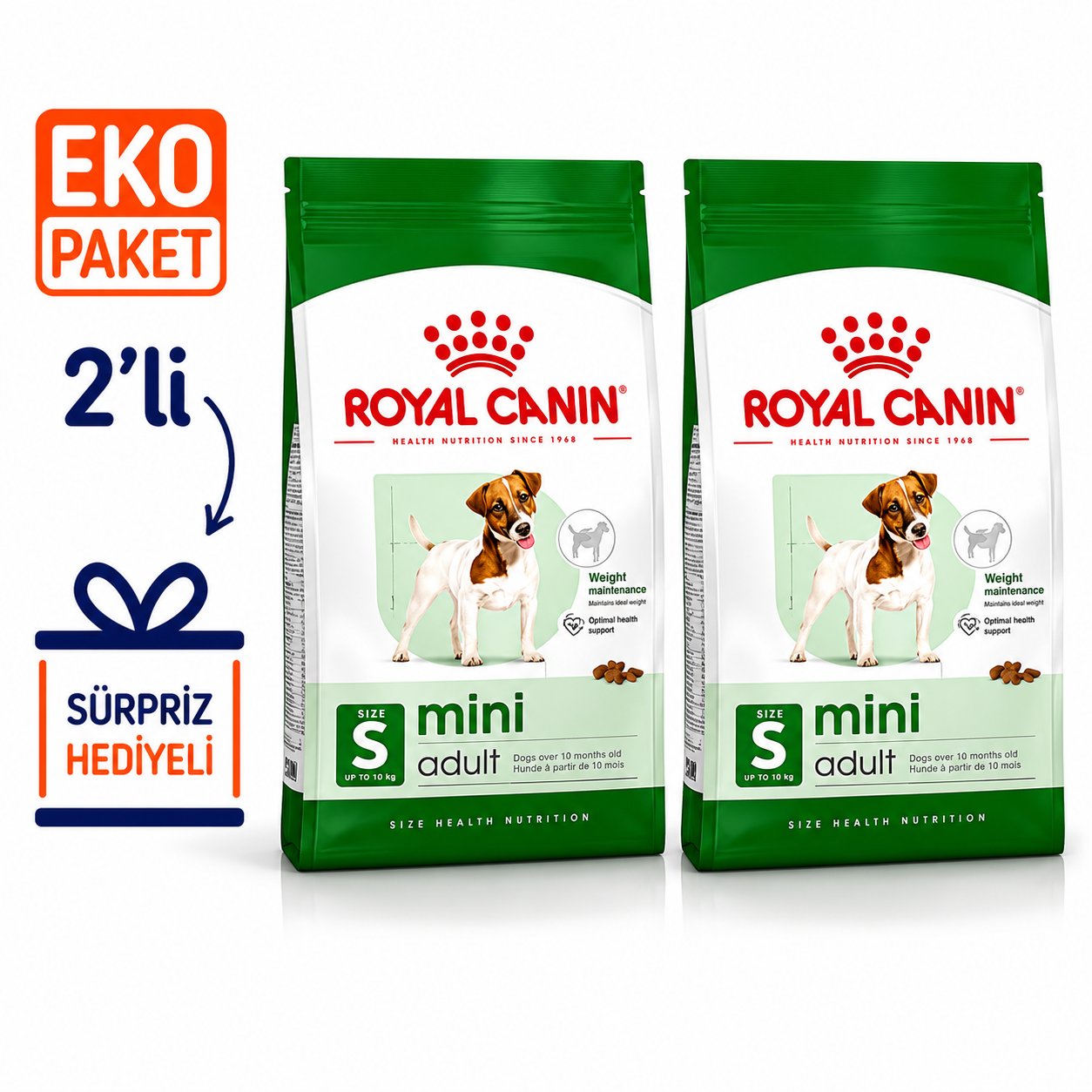 Royal Canin Mini Adult Yetişkin Köpek Maması 2 Kg X 2'li Eko Paket 