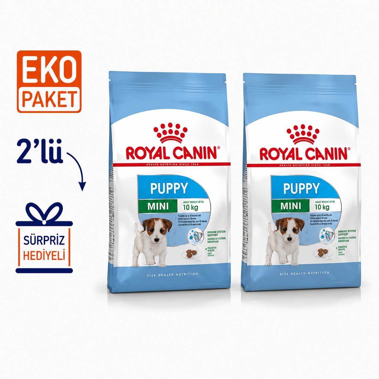 Royal Canin Mini Puppy Yavru Kuru Köpek Maması 2 Kg X 2'li Eko Paket 