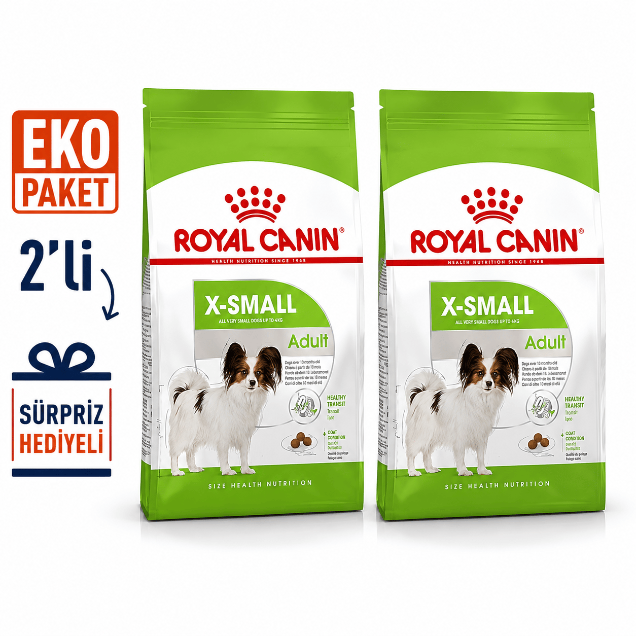 Royal Canin XSmall Adult Yetişkin Köpek Maması 3 Kg X 2'li Eko Paket 