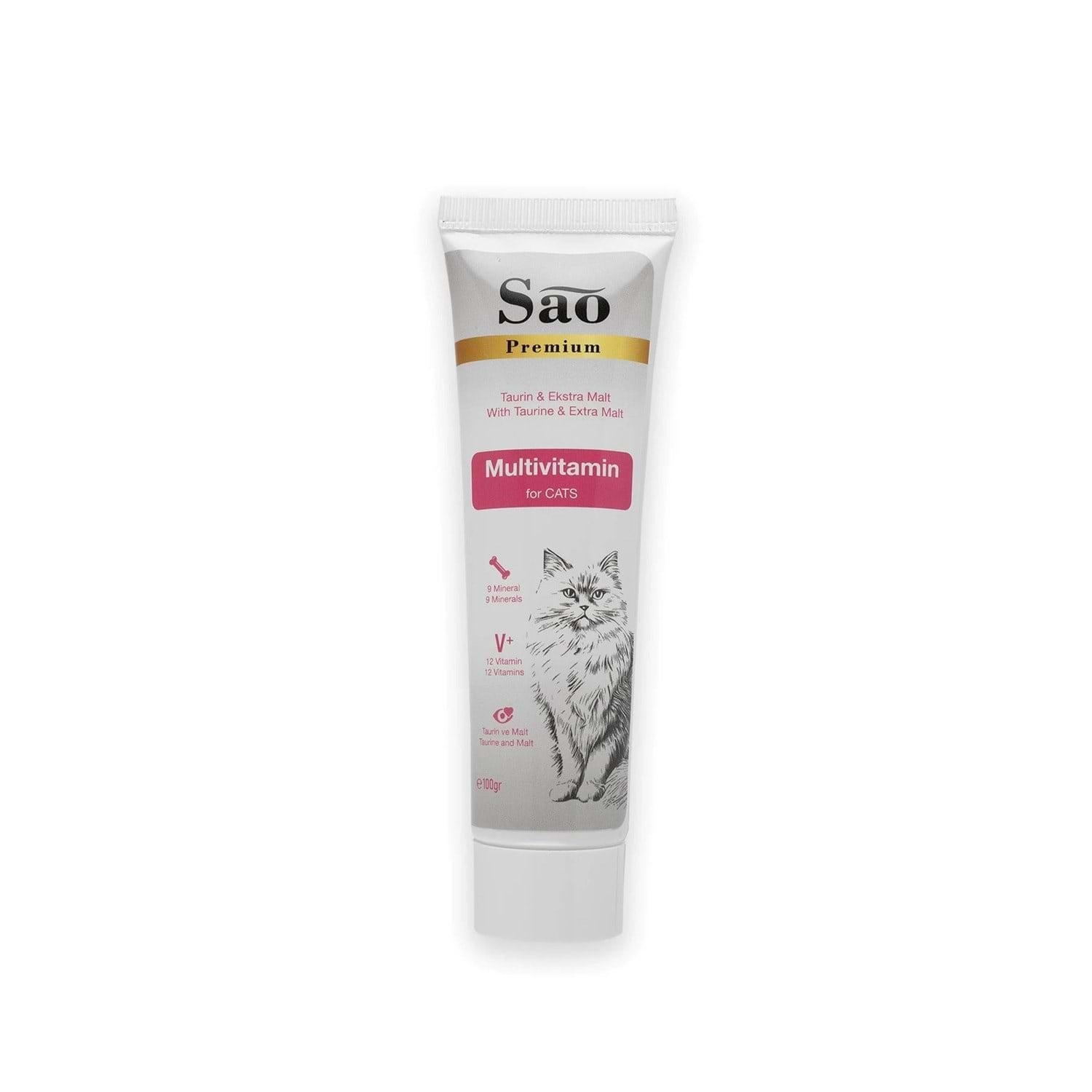 SAO PREMİUM MULTİVİTAMİN FOR CATS 100 GR