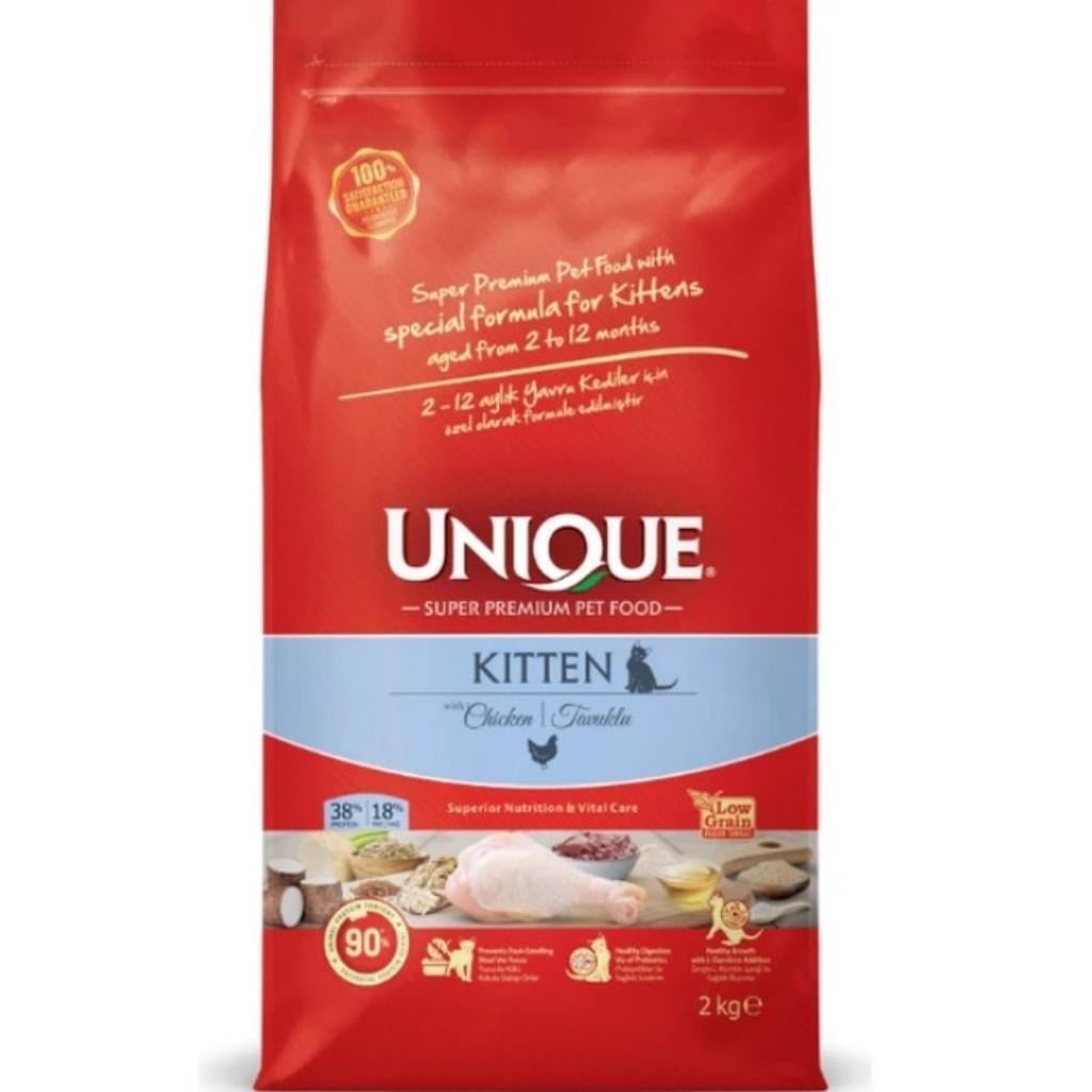 Unique Tavuklu Yavru Kedi Maması 2 Kg