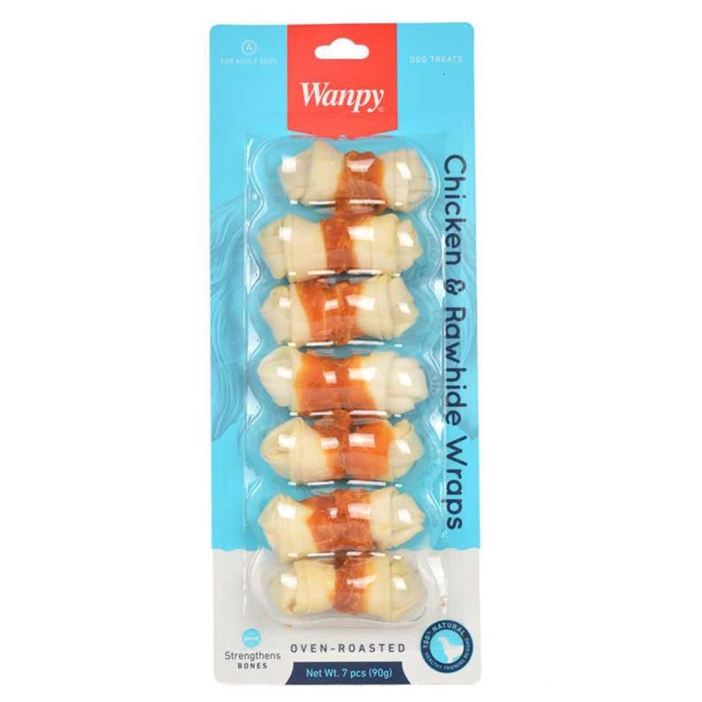 Wanpy Deri Üzerine Tavuk Sarılı 90 Gr Köpek Ödülü