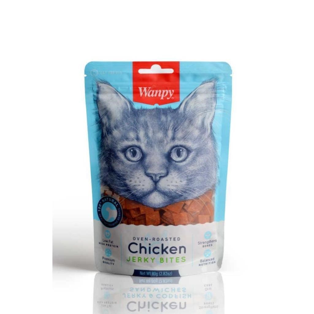 Wanpy Oven Roasted Tavuklu Kıtır Taneli Kedi Ödülü 80 Gr