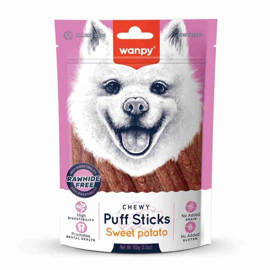 Wanpy Tahılsız Tatlı Patatesli Köpek Çiğneme Ödülü 100 GR