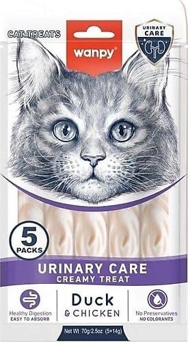Wanpy Urinary Care Ördek&Tavuklu Kedi Ödülü 5x14gr