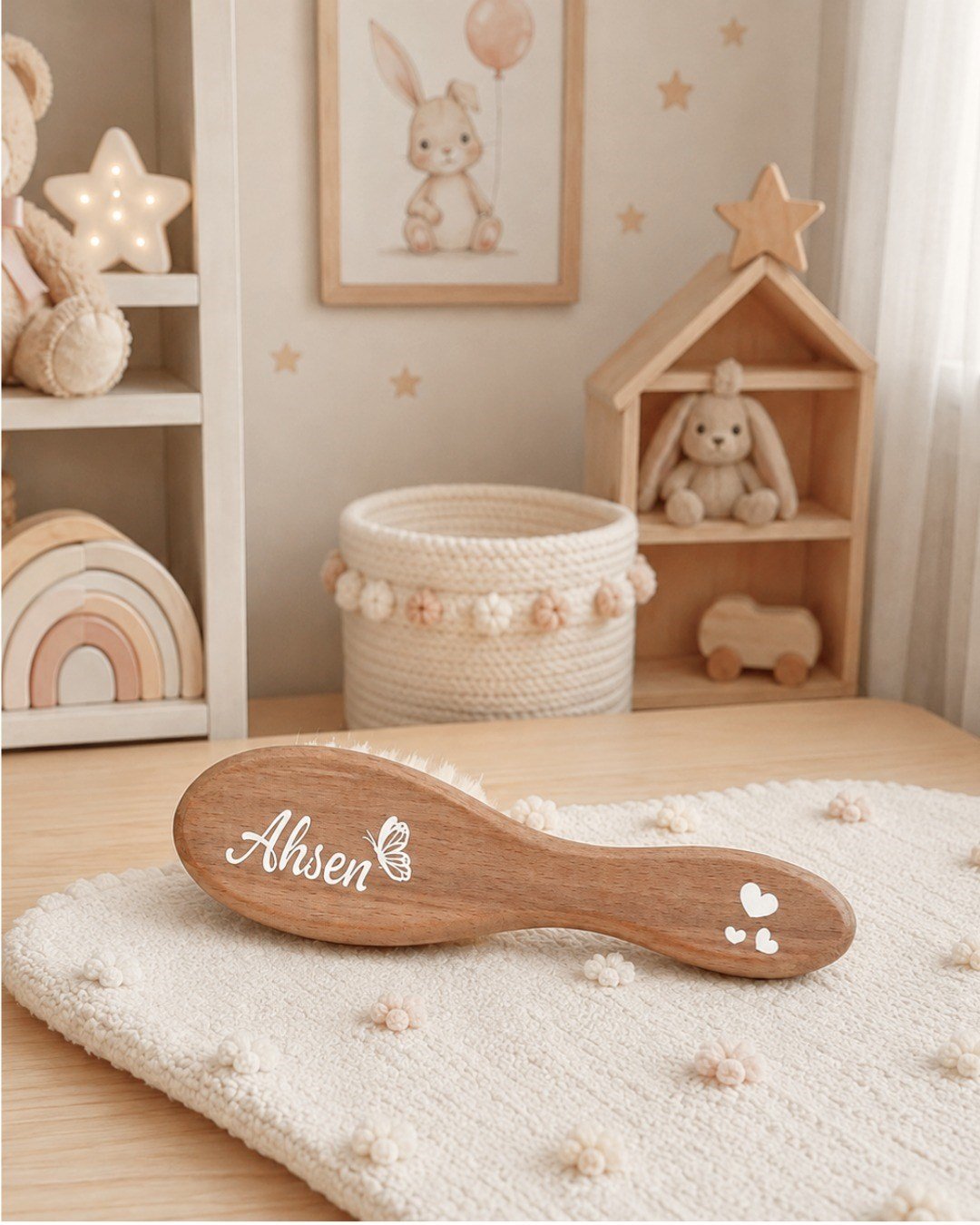 İsme Özel Bebek Seti ve Yeni Doğan Hediye Kutusu ( 3'lü Paket ) 