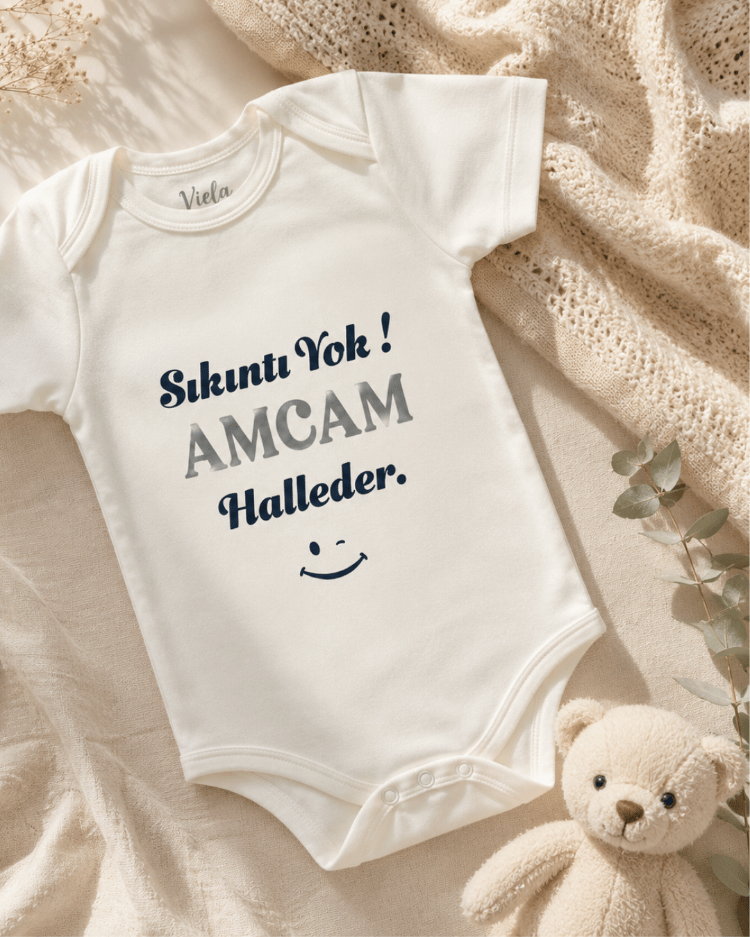 Kişiselleştirilmiş Hediyelik Zıbın (%100 Pamuk)
