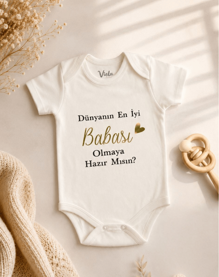 Kişiselleştirilmiş Hediyelik Zıbın (%100 Pamuk)