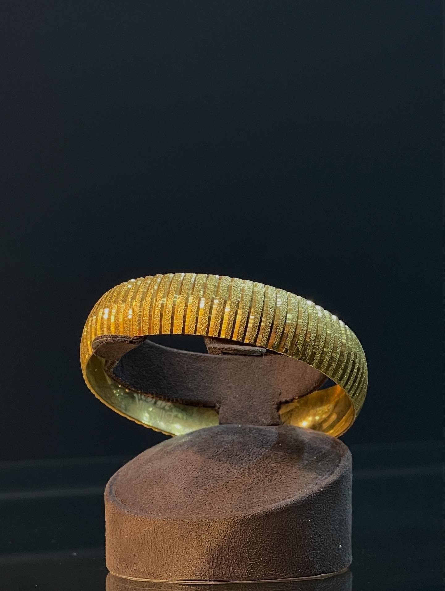 Gerçek Altın Kaplama 15 mm (1,5) cm bilezik