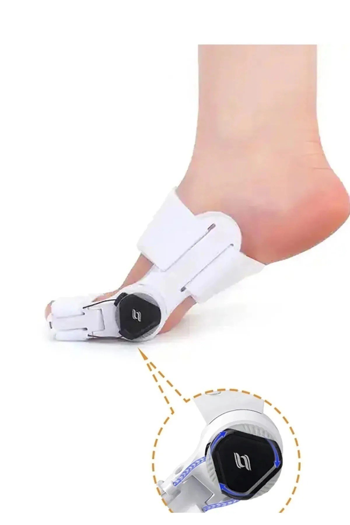 Hallux Valgus Açı Ayarlı Gece Ateli Ayak Baş Parmak Kemik Çıkıntısı Düzeltici Aparat Atel