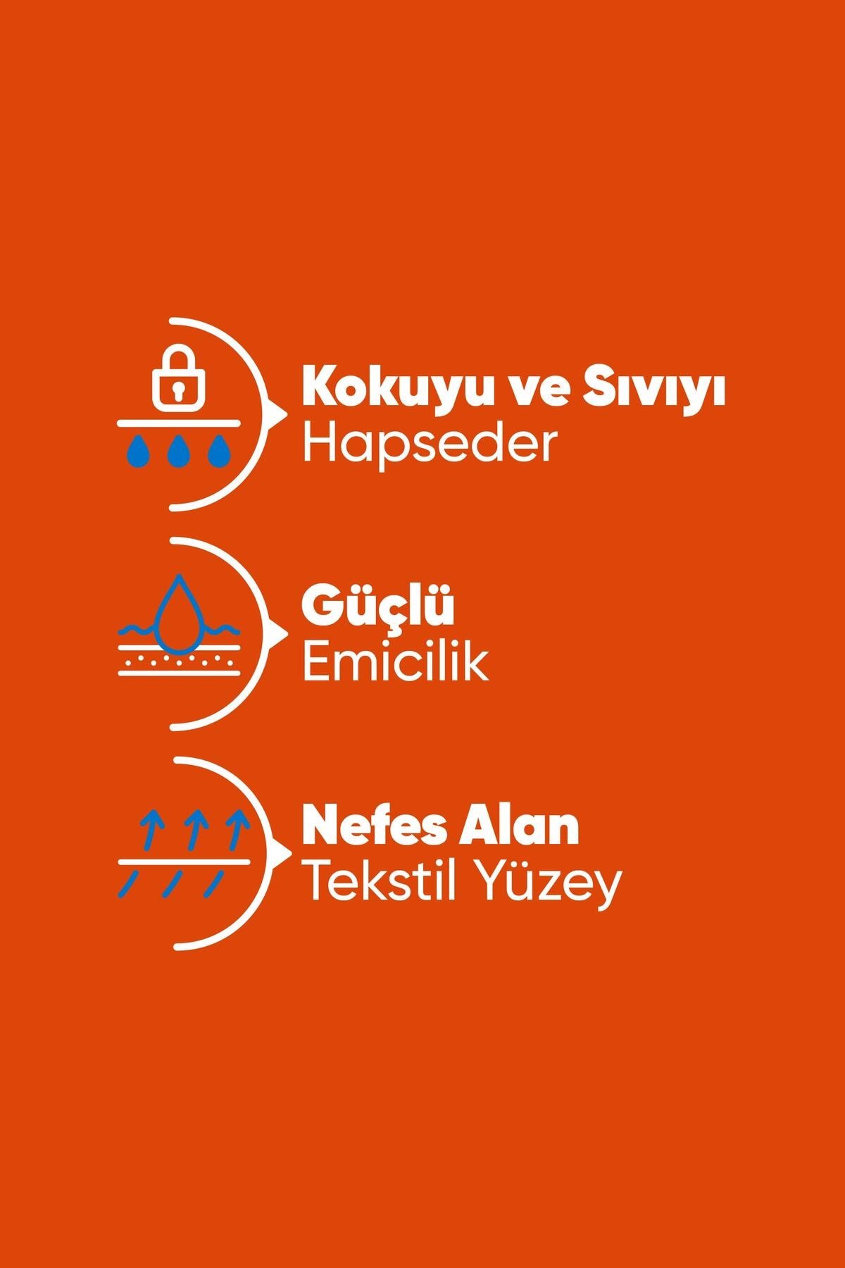 Medium Bel Bantlı Yetişkin Hasta Bezi 30 Adet