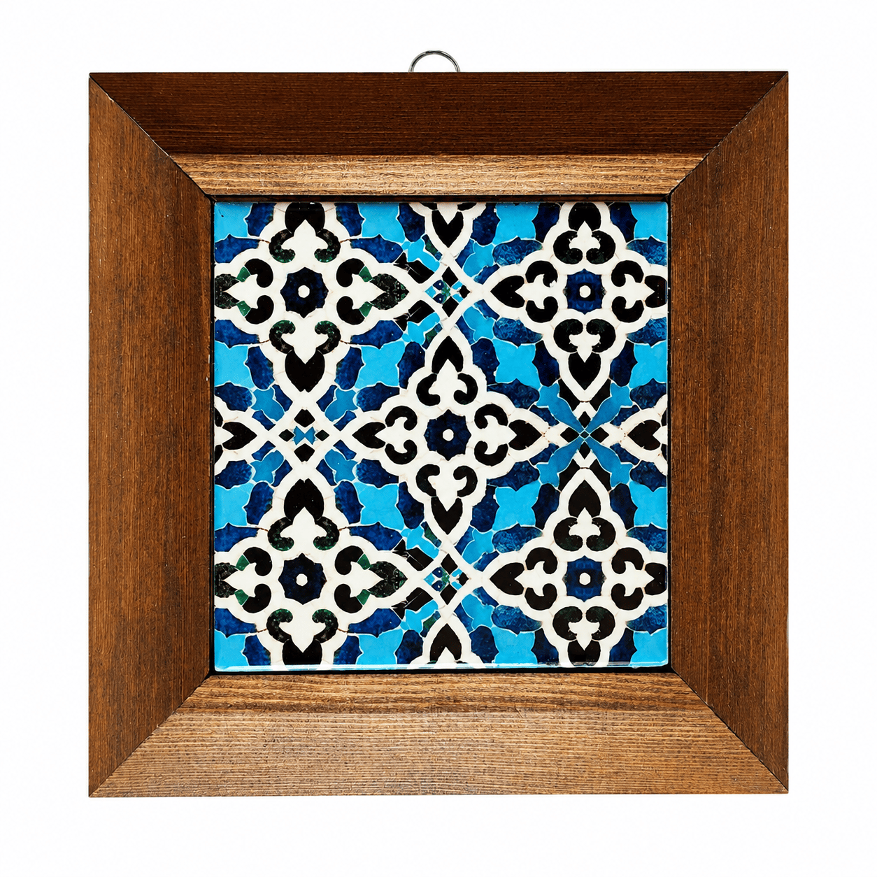 Ahşap Çerçeveli Dekoratif Seramik Tablo – Motif Koleksiyonu II