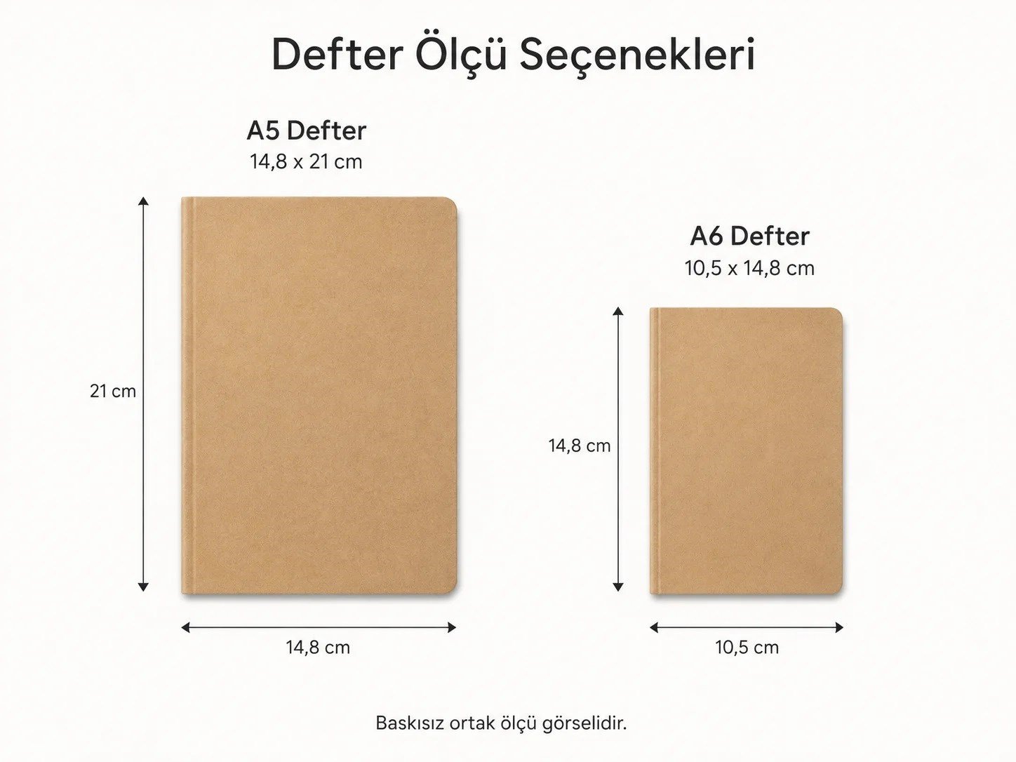 Akşehir Koleksiyonu 4'lü Defter Seti – A5/A6 Seçenekli
