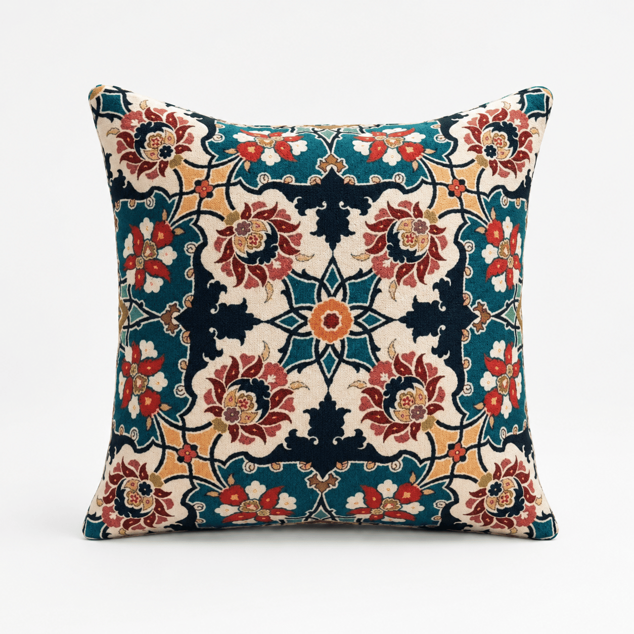 Anadolu Motifli Dekoratif Goblen Kırlent Kılıfı, Model: GBLN-3043