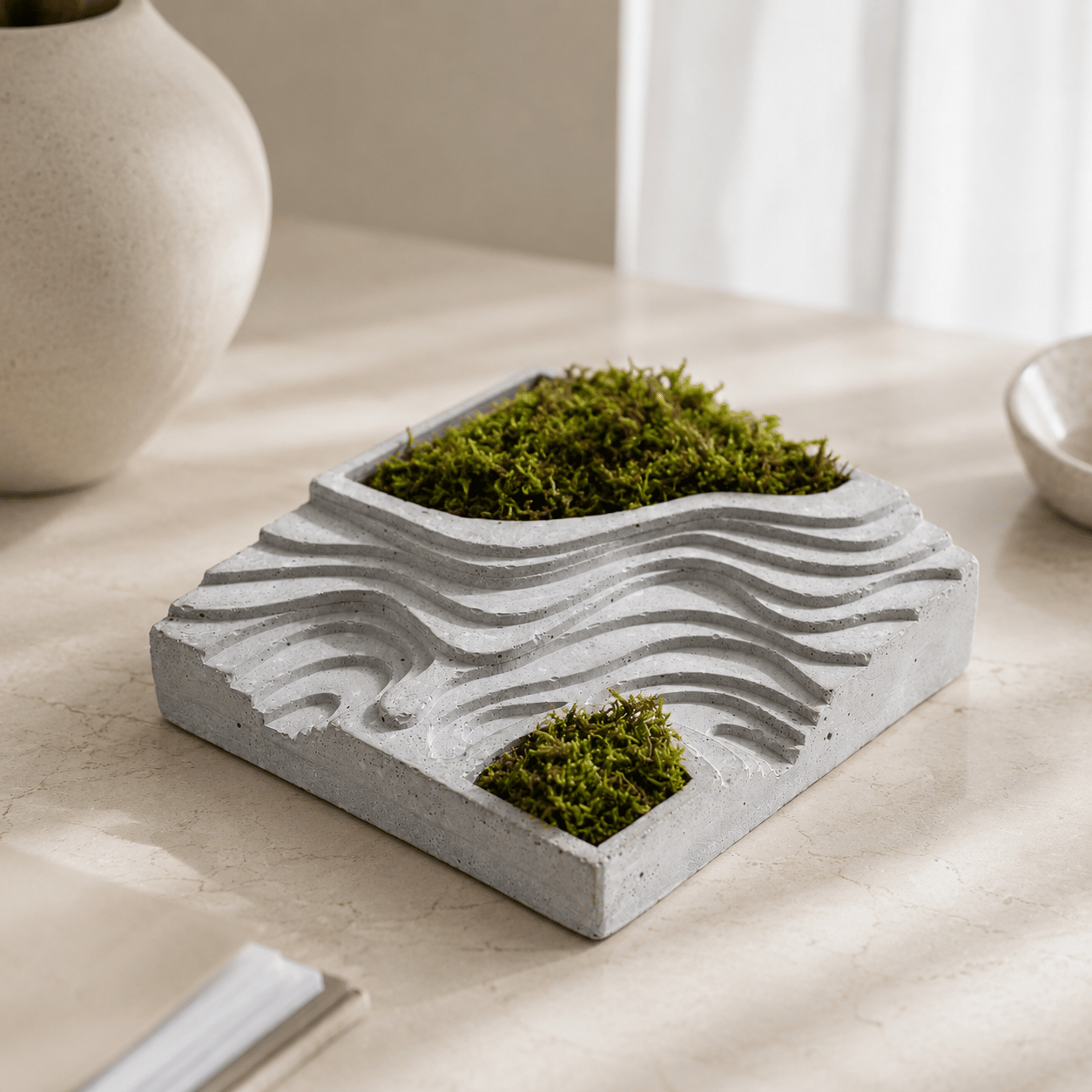 Beton Saksı Varyasyonları – Mimari Tarz ve Kare Sukulent Saksıları