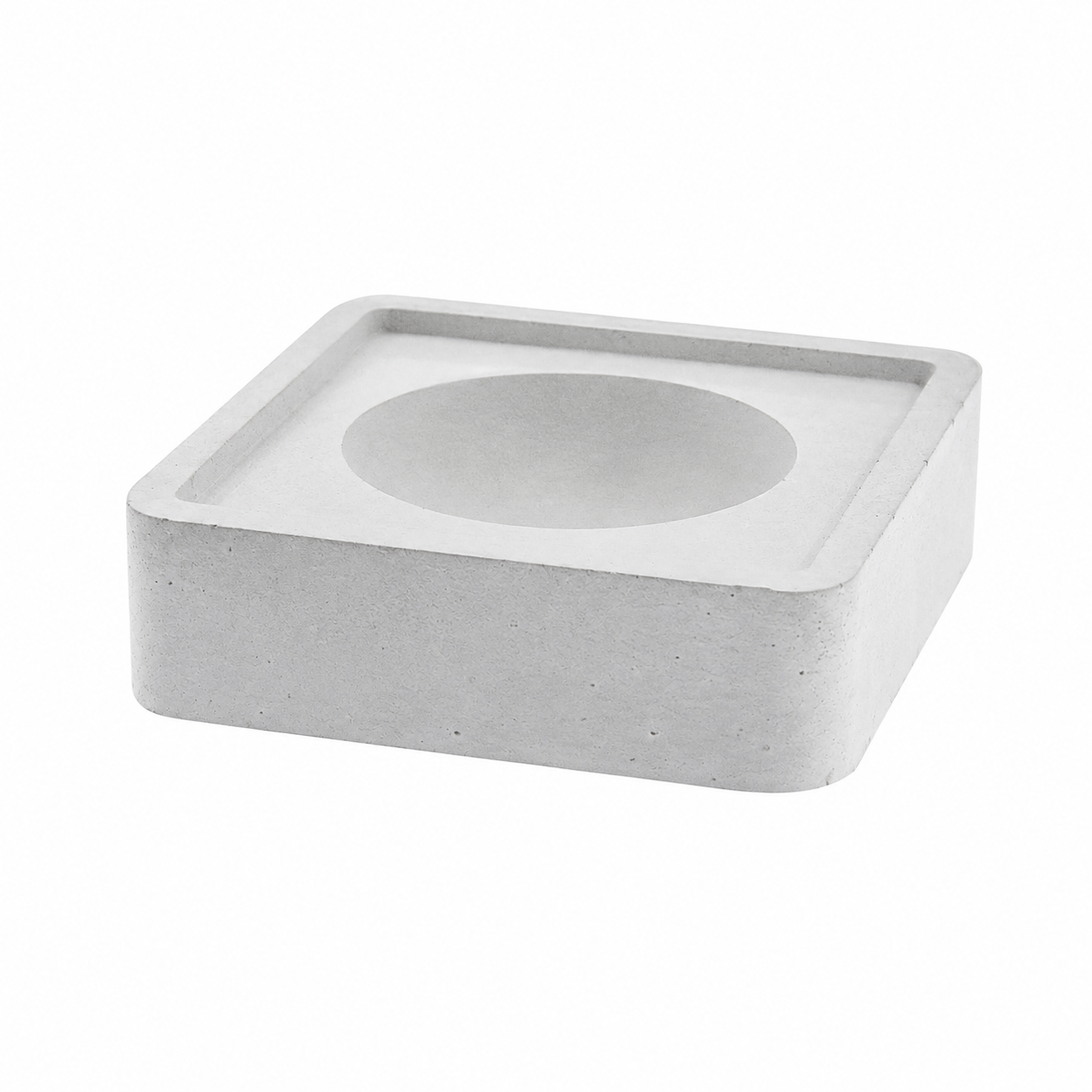 Brüt Beton Masaüstü Organizer 4'lü Set | Dekoratif Ofis Düzenleyici