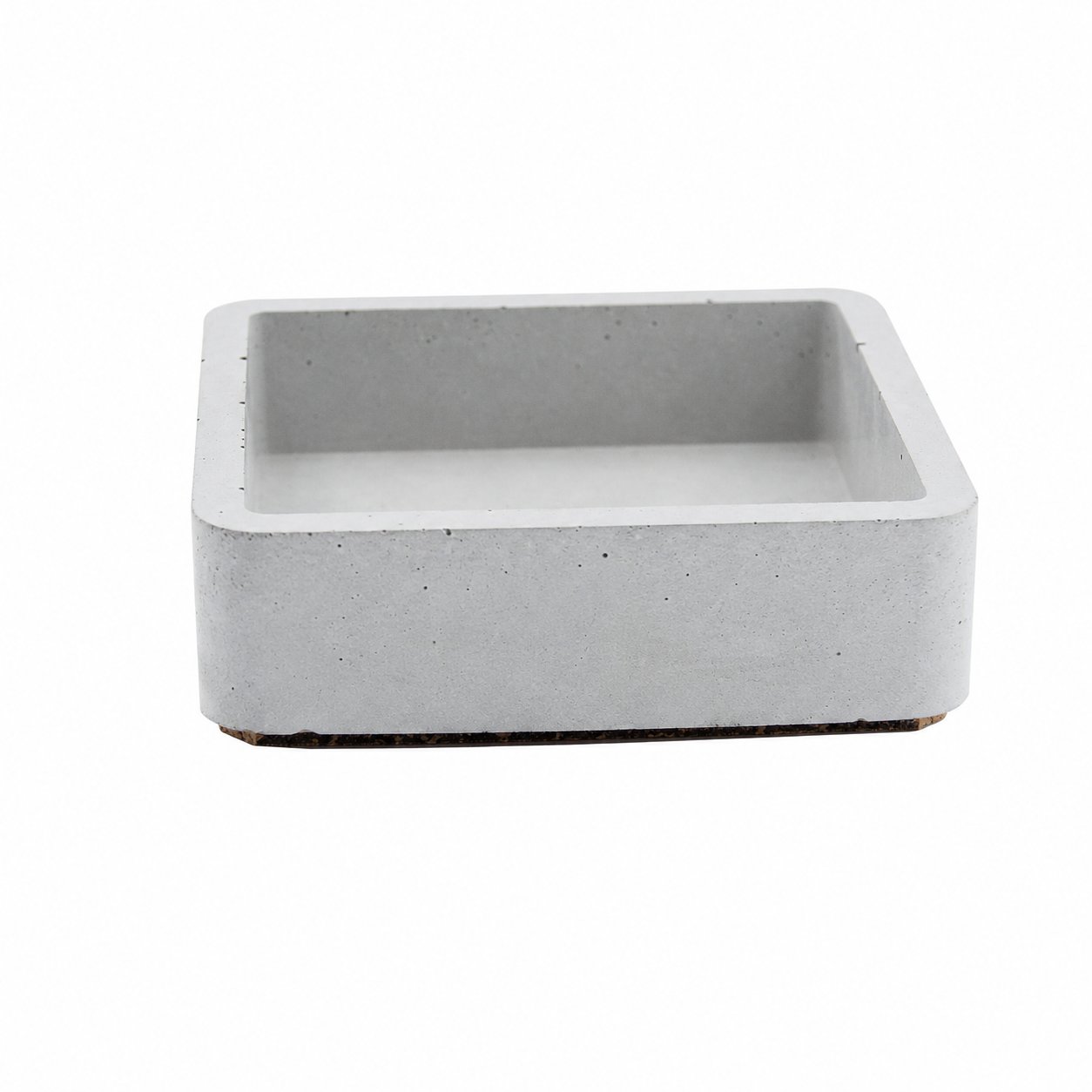 Brüt Beton Masaüstü Organizer 4'lü Set | Dekoratif Ofis Düzenleyici