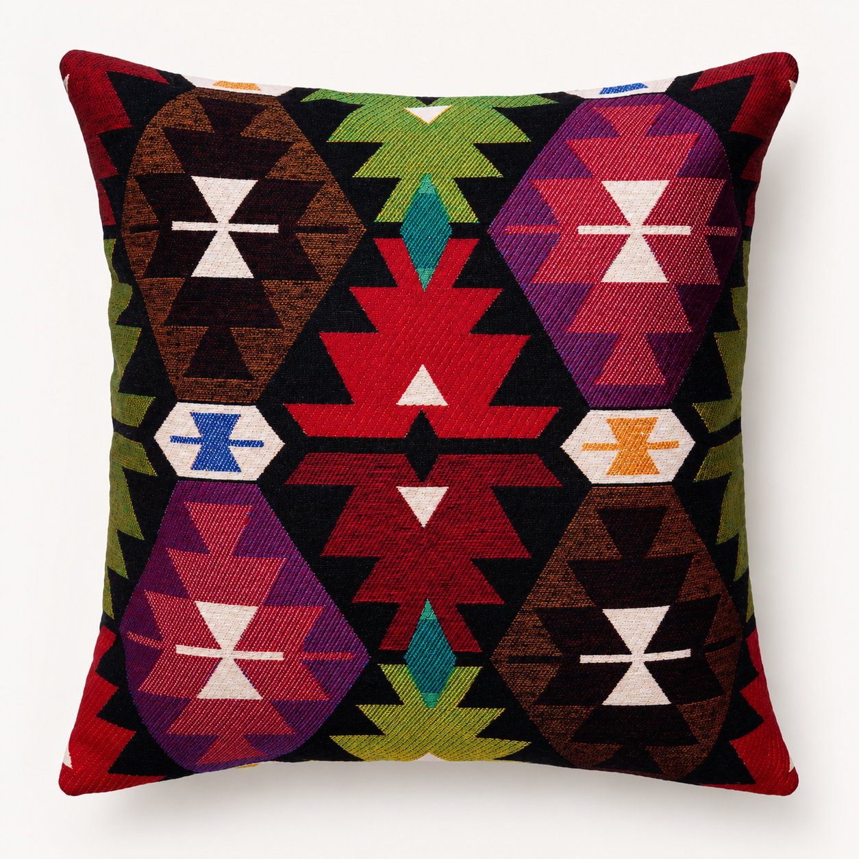 Dekoratif Goblen Kilim Desenli Kırlent Kılıfı, Model: GBLN-3026