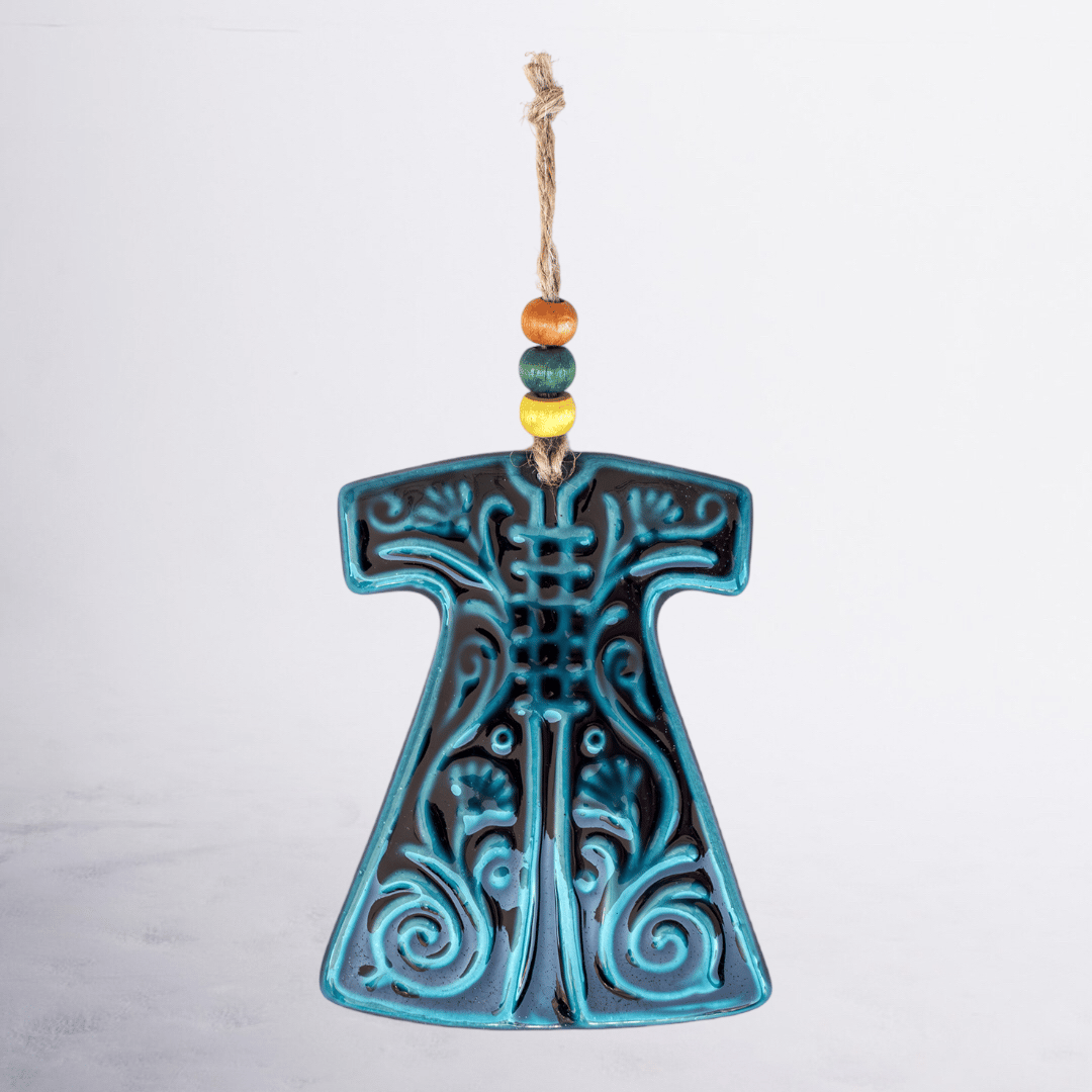 Dekoratif Seramik Kaftan Motifli Duvar Süsü