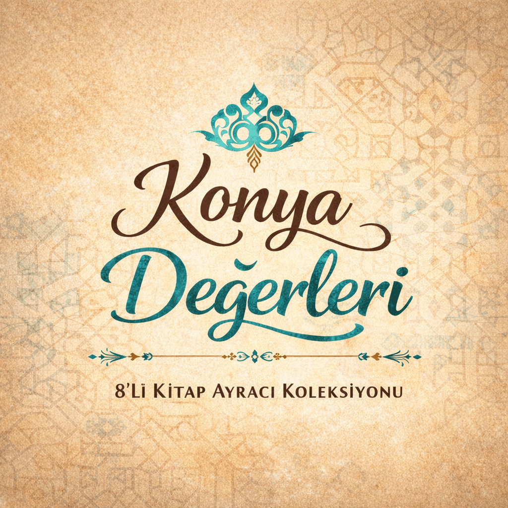 Konya Değerleri 8'li Kitap Ayracı Seti – Şehir Temalı Hediye