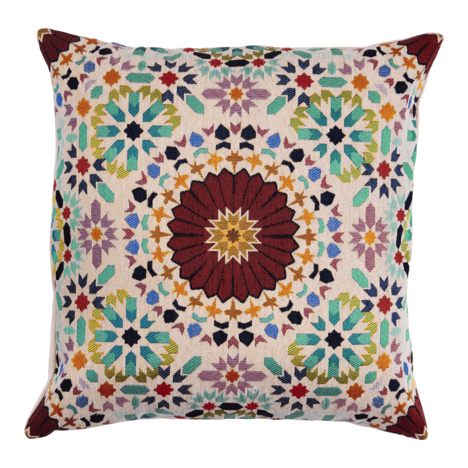 Mini Desenli Dekoratif Goblen Kırlent Kılıfı, Model: GBLN-3038