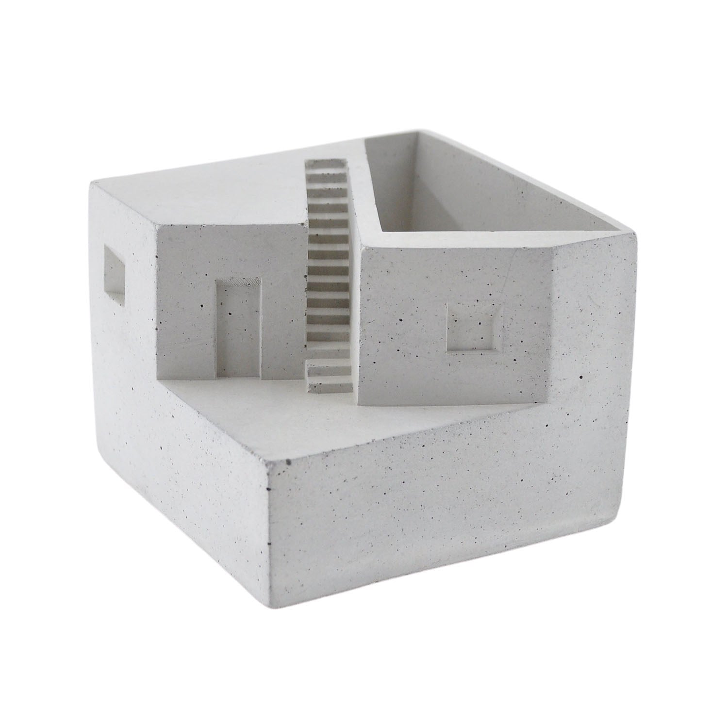 Minimal Brüt Beton Masaüstü Kalemlik, Model BTNMS-2018229