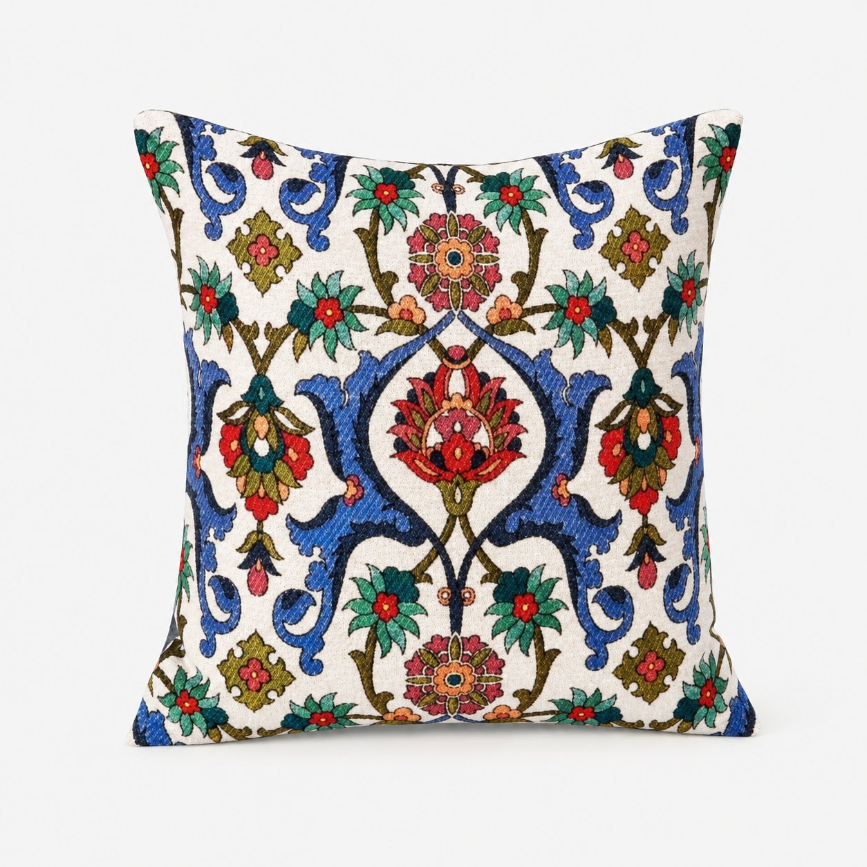 Renkli Motifli Dekoratif Goblen Kırlent Kılıfı, Model: GBLN-3023