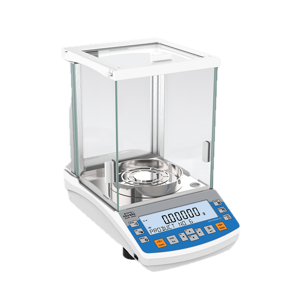 RADWAG AS 120.R2 PLUS Semi-Mikro Terazi Otomatik Kalibrasyon 120g 0,01mg 90mm LCD Ekran