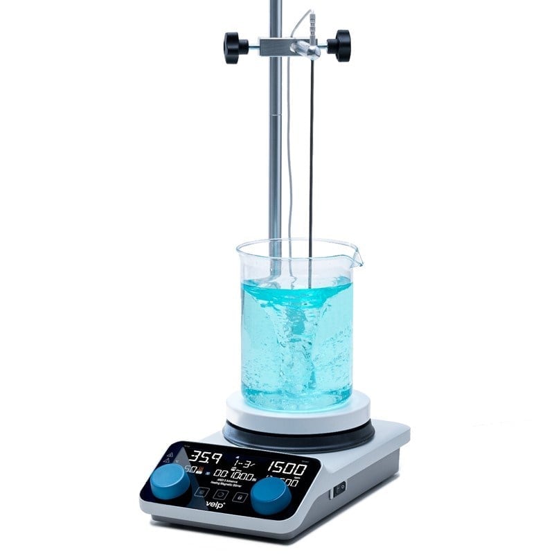 VELP AREX 5 Advance Dijital Isıtıcılı Manyetik Karıştırıcı 135mm 310°C 20litre 1700rpm Full Set
