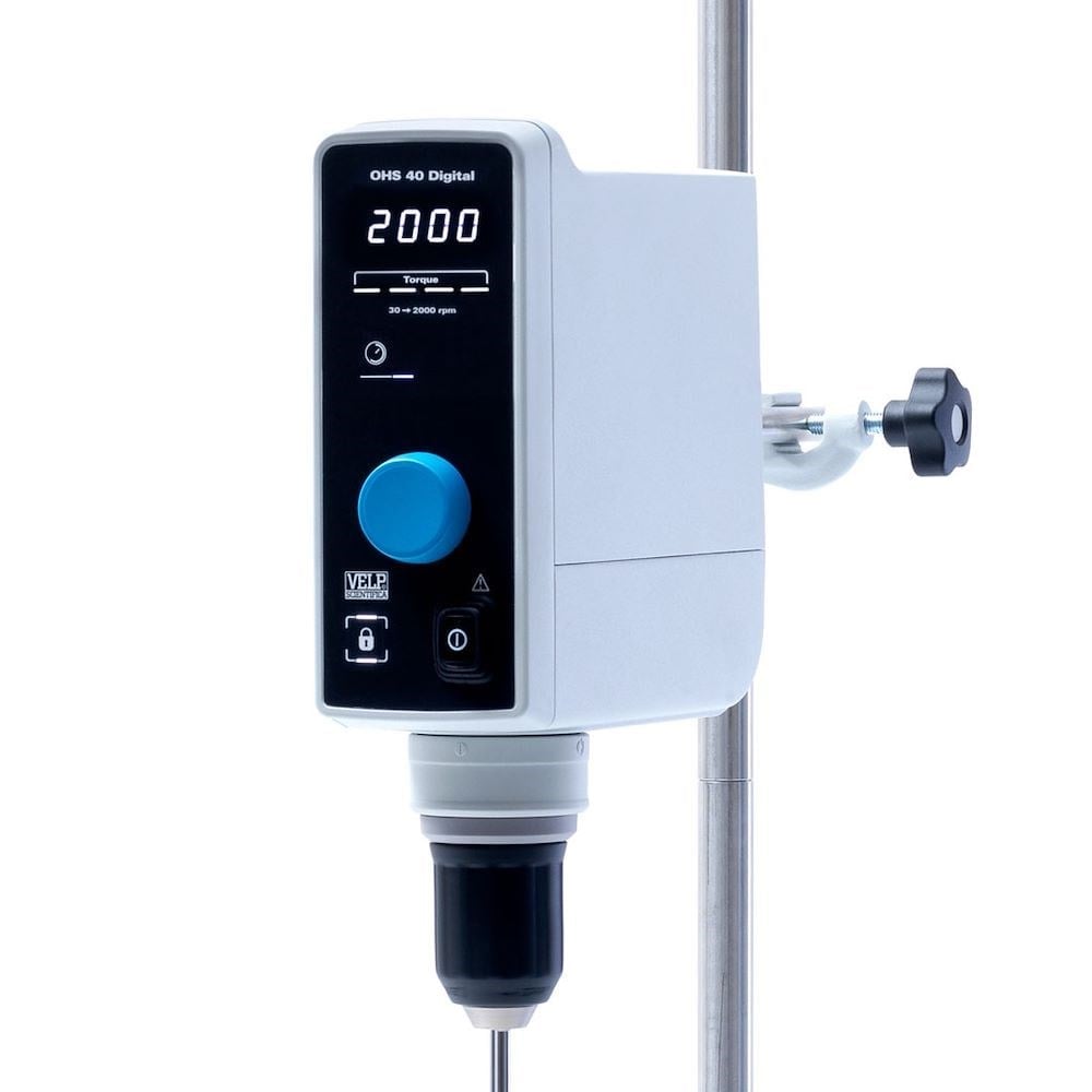 VELP OHS 40 Dijital Mekanik Karıştırıcı 2.000rpm 25litre 40Ncm 25.000mPas