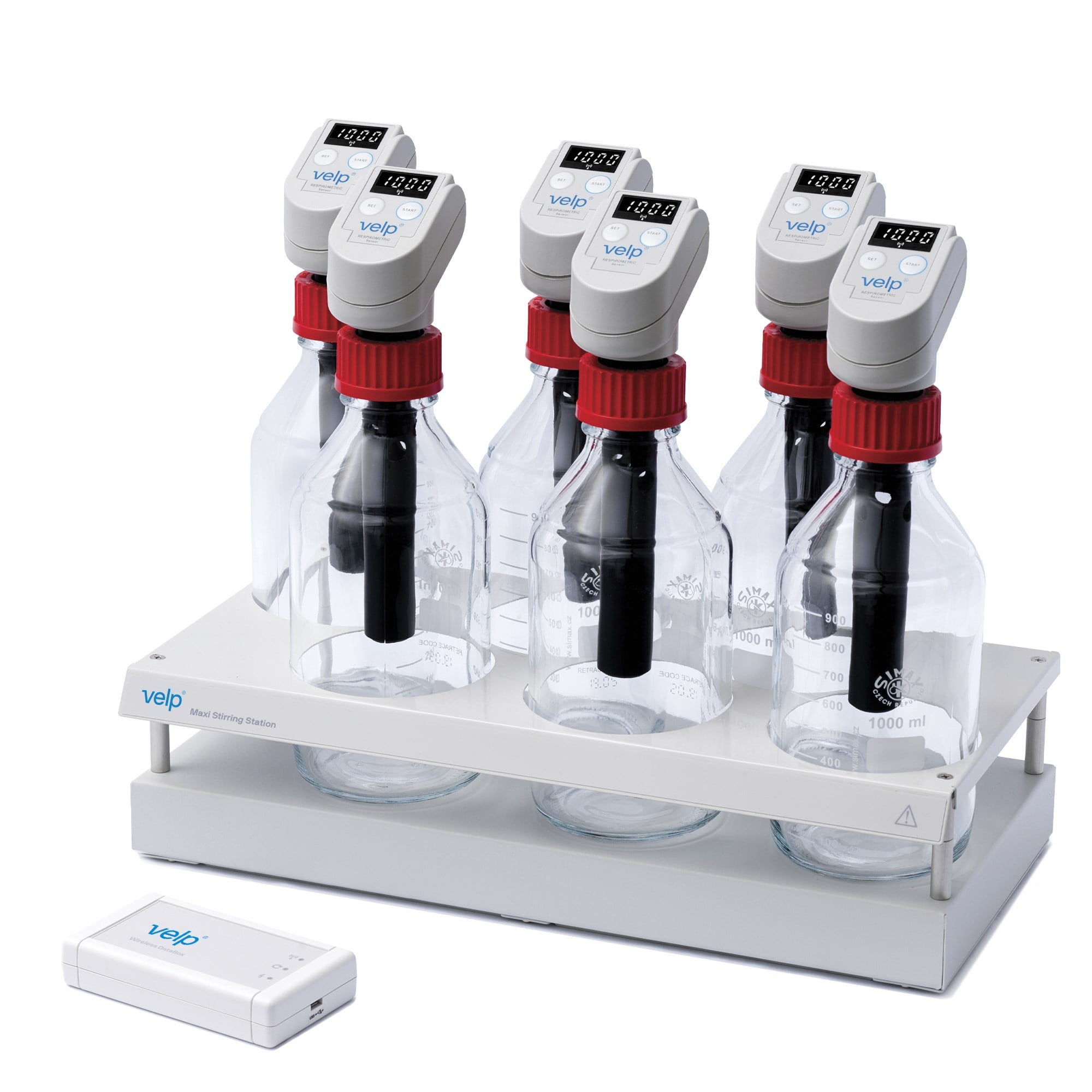 VELP Respirometrik Sensör Sistemi 6 Maxi BMP Databox ile Beraber