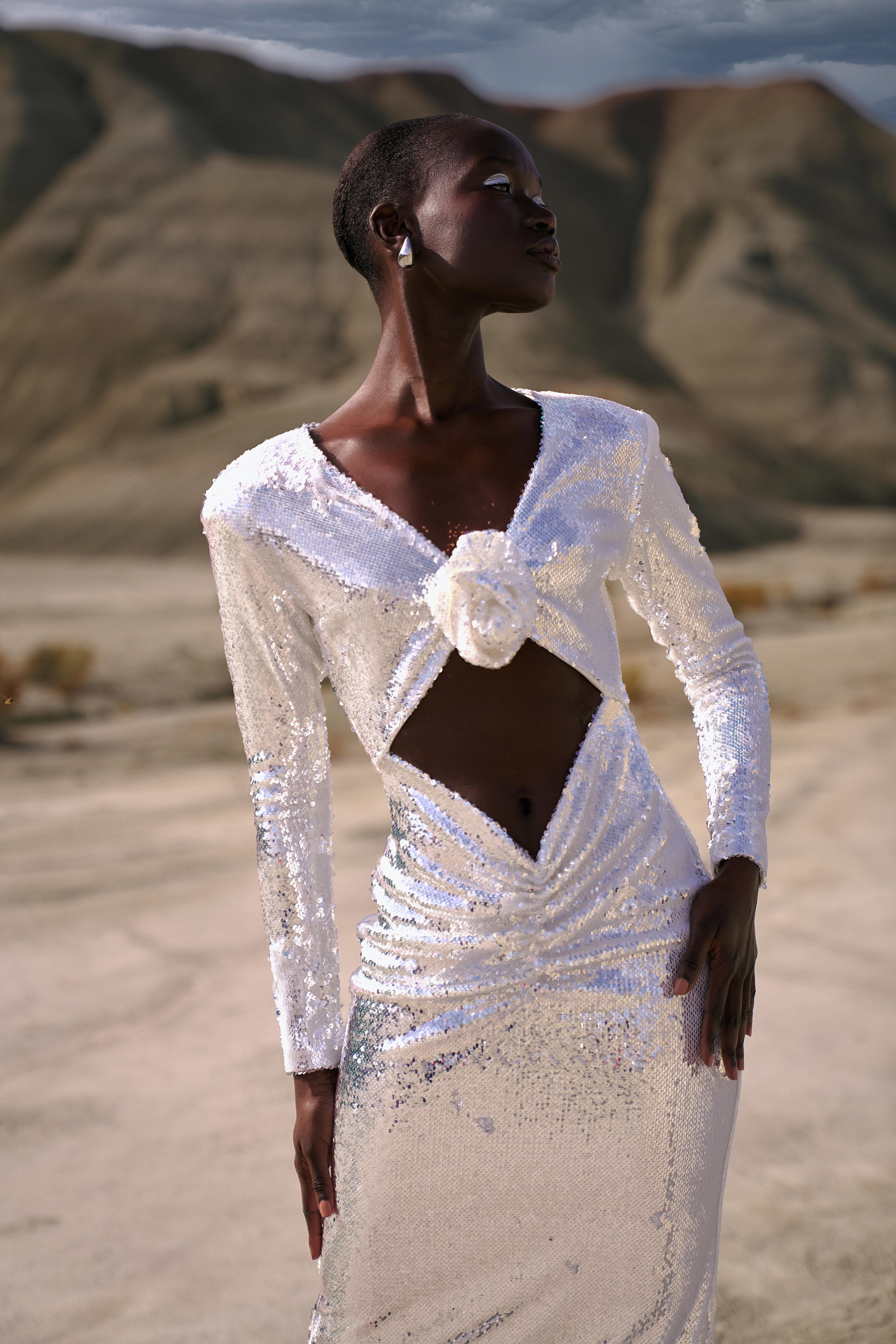 White Rose Dress
