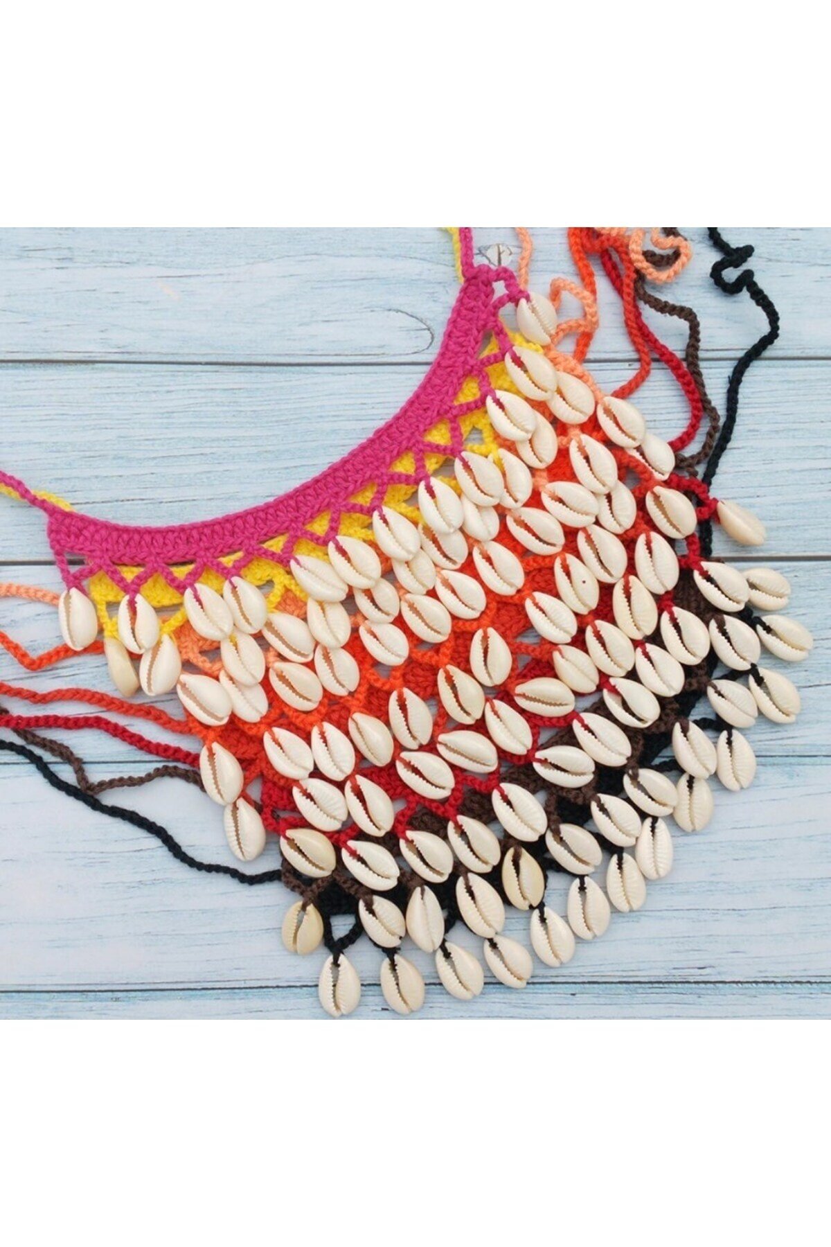 Deniz Kabuklu Handmade Kolye