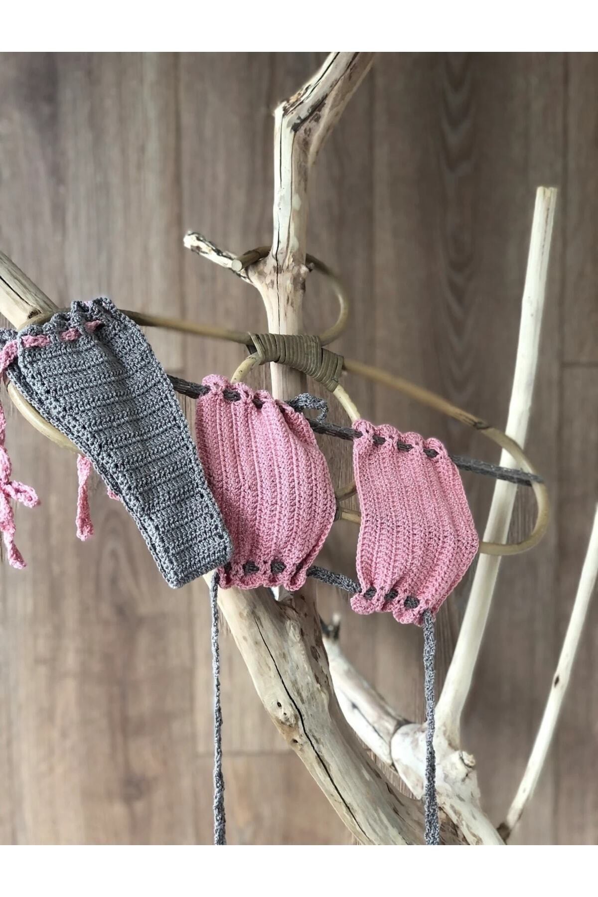 Tığ Örgü Bikini Takım