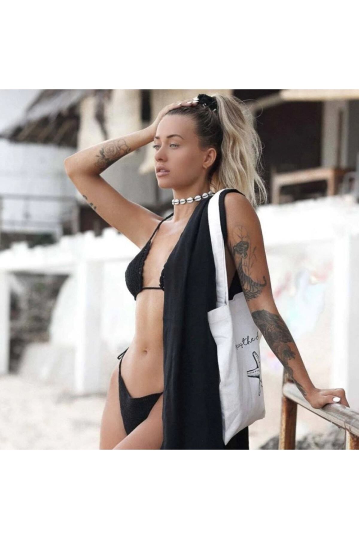 Tığ Örgü Bikini Takım