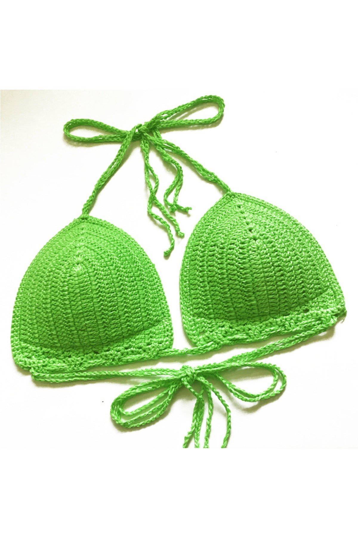 Tığ Örgü Bikini Üstü