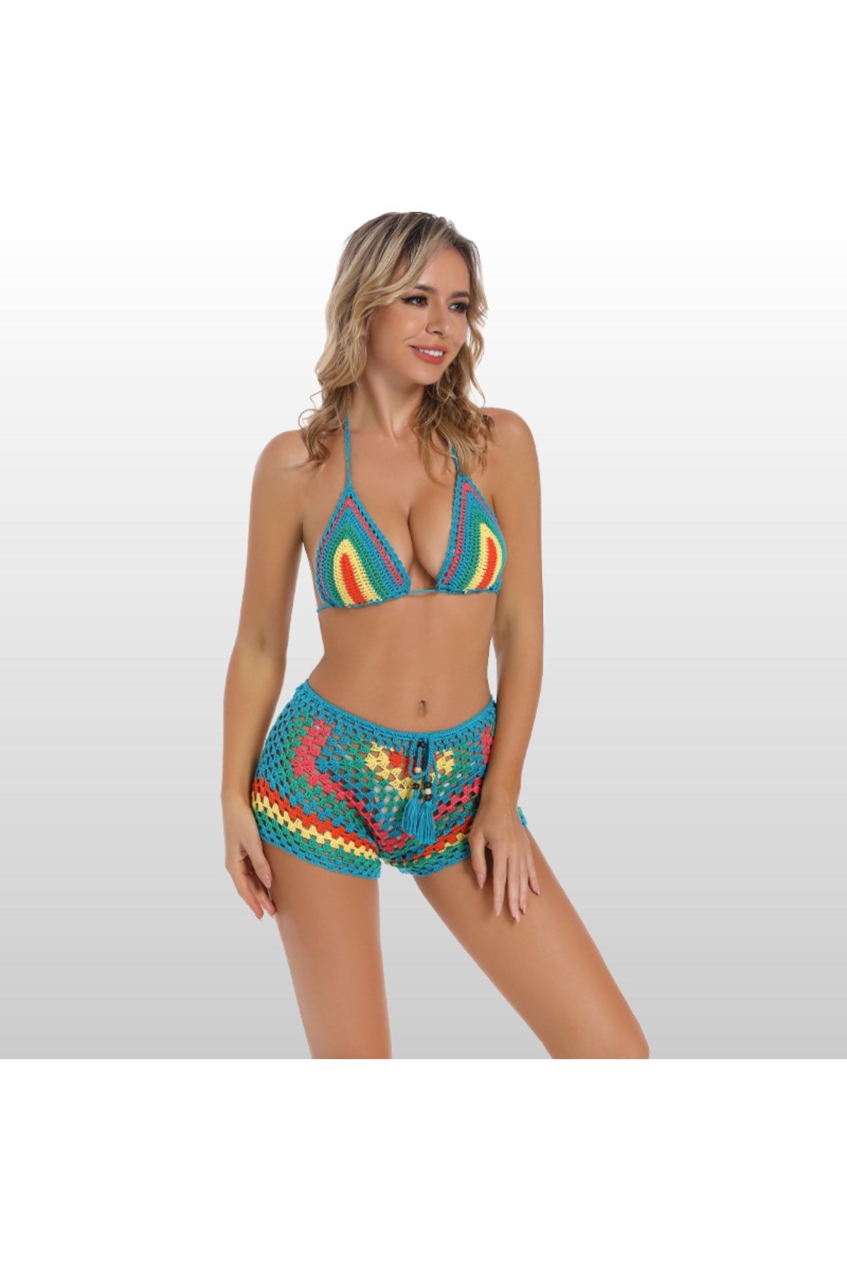 Tığ Örgü Bikini Üstü