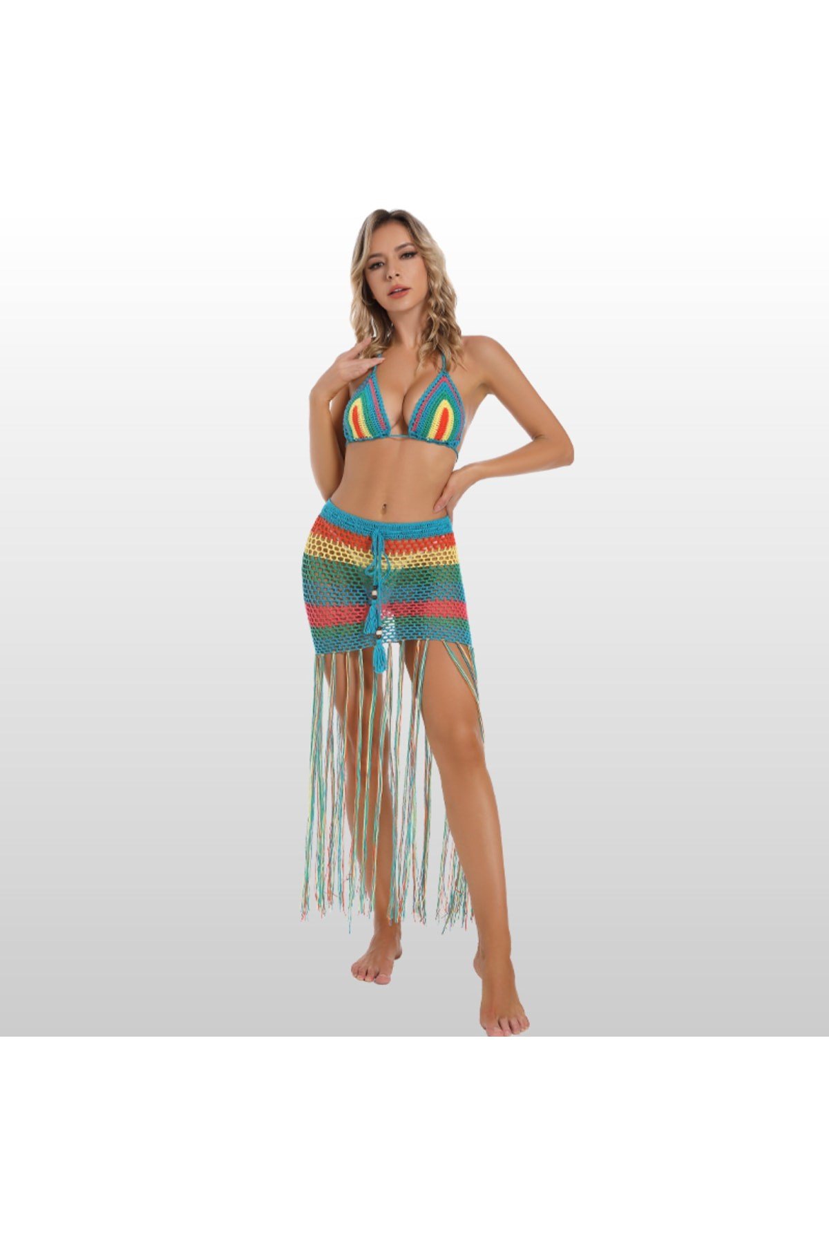 Tığ Örgü Bikini Üstü