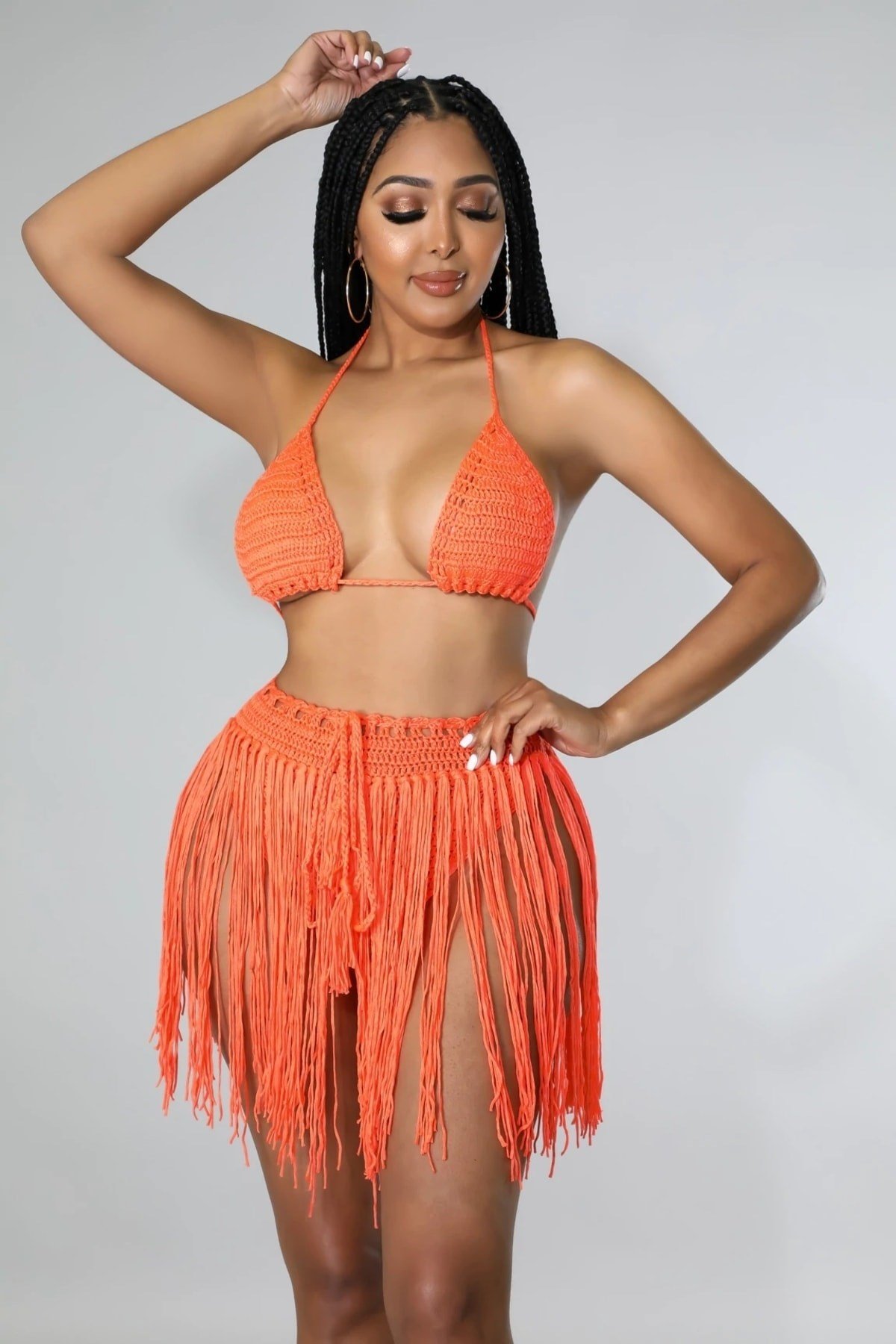 Tığ Örgü Bikini Üstü