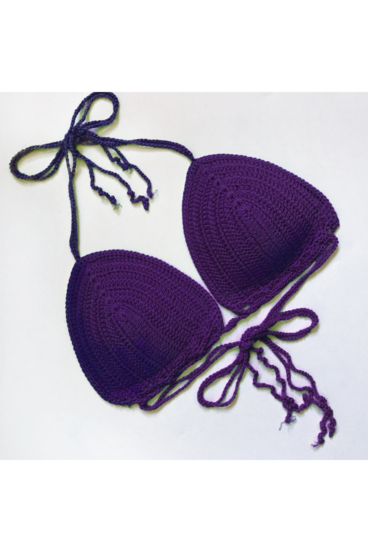 Tığ Örgü Bikini Üstü
