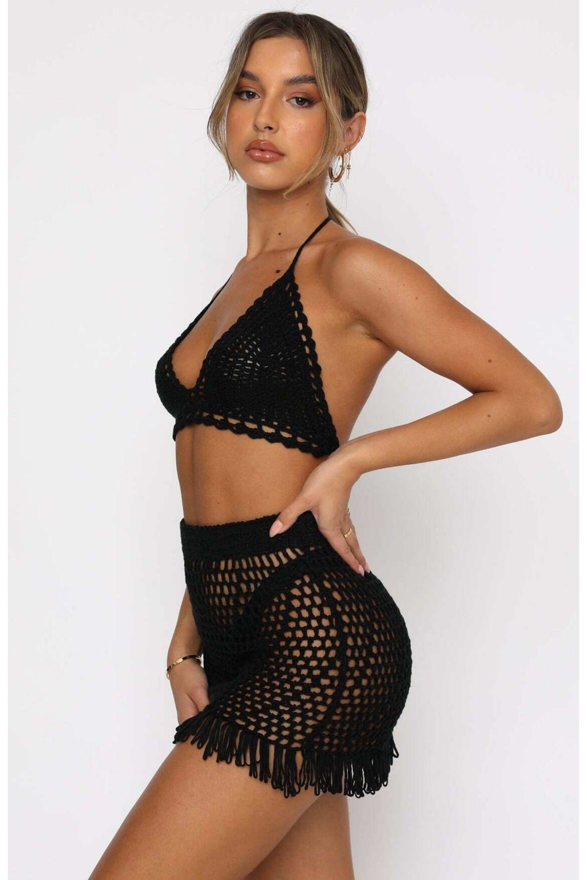 Tığ Örgü Büstiyer Bikini Üstü