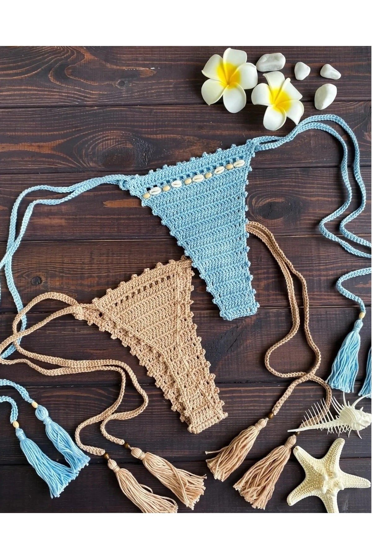 Tığ Örgü Tanga Bikini Altı