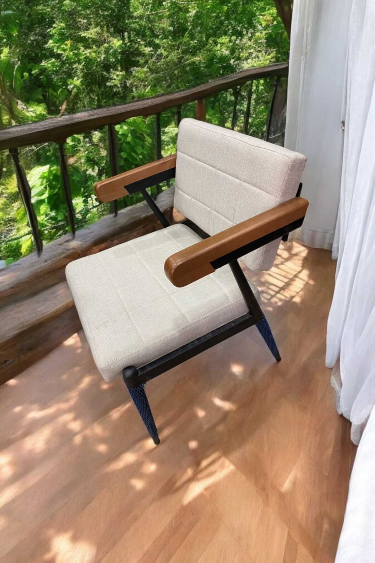 Çok Amaçlı Cafe, Bar, Balkon Ve Mutfak Sandalyesi, Bej