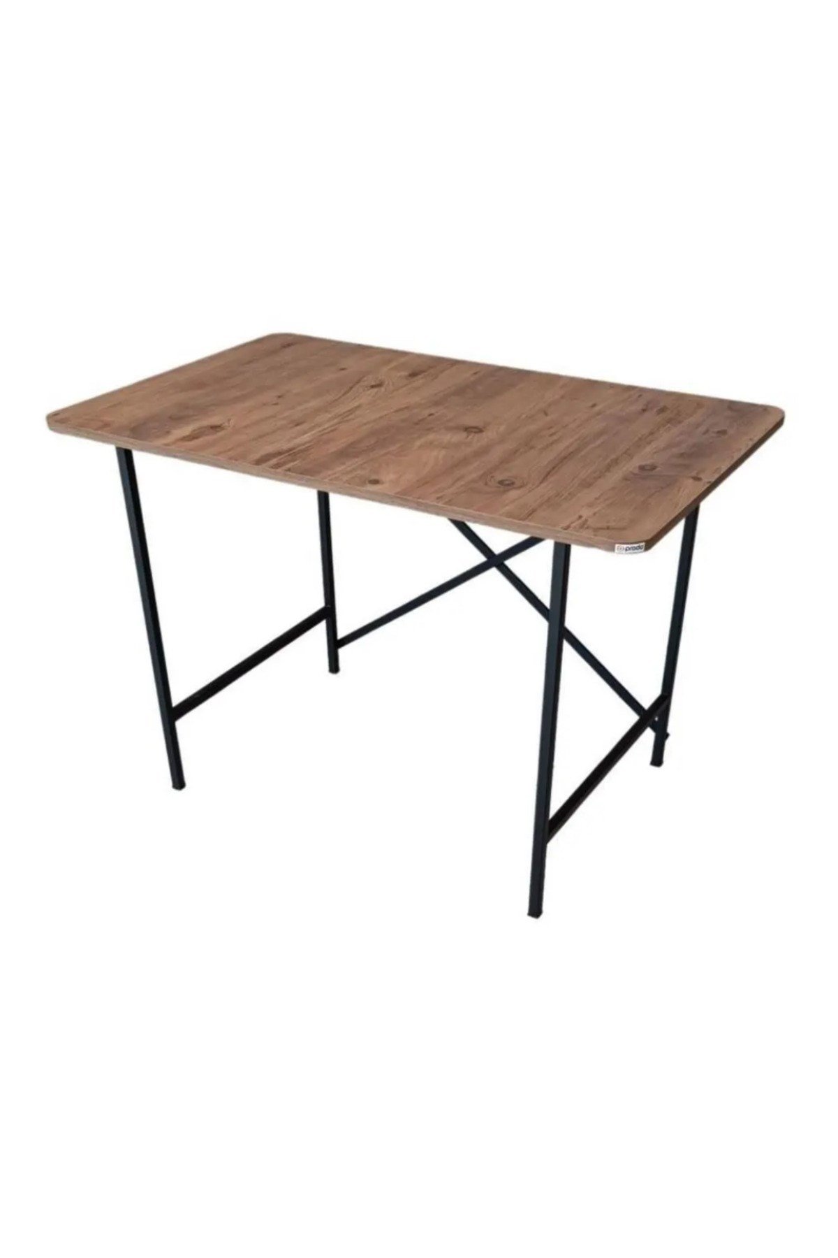 Orlando Metal Ayaklı Çalışma Ofis Bilgisayar Masası Ahşap Masa 70x110CM
