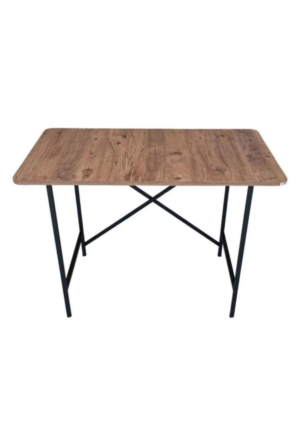 Orlando Metal Ayaklı Çalışma Ofis Bilgisayar Masası Ahşap Masa 70x110CM