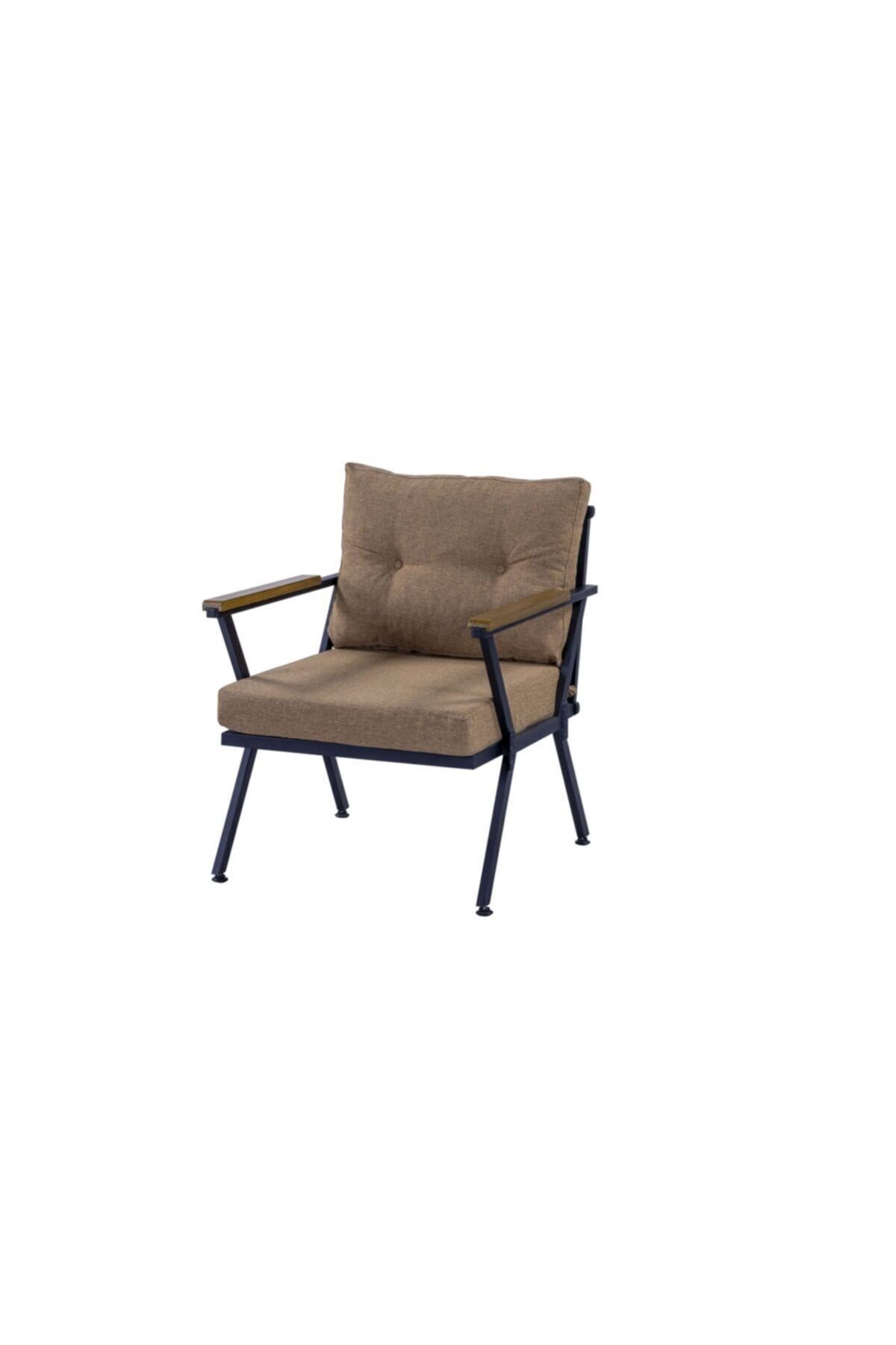 Pimango Pilocca Demonte Metal Bahçe Mobilyası Tekli Sarı 60x60