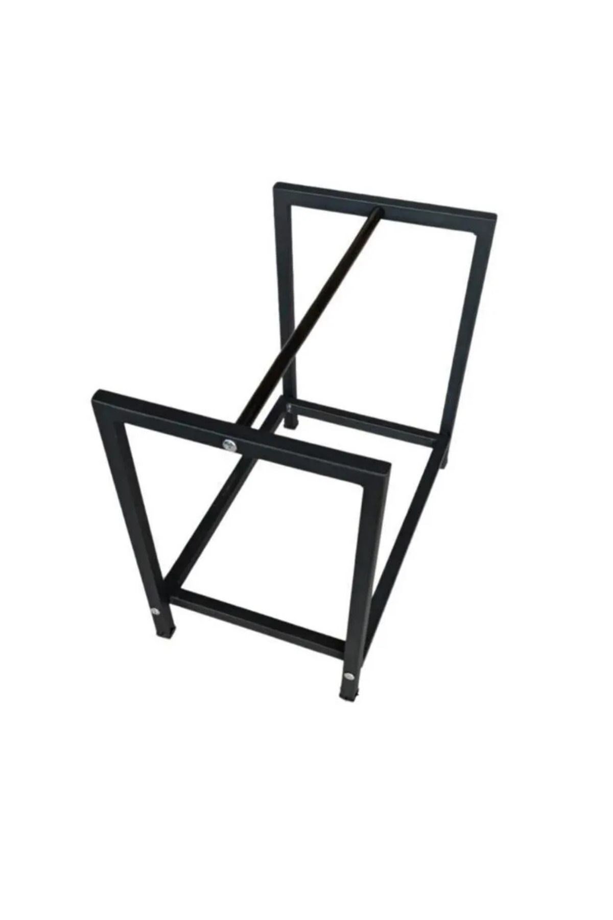 Short Lignum Dekoratif Metal Odunluk Şömine Odun Sehpası 40CM