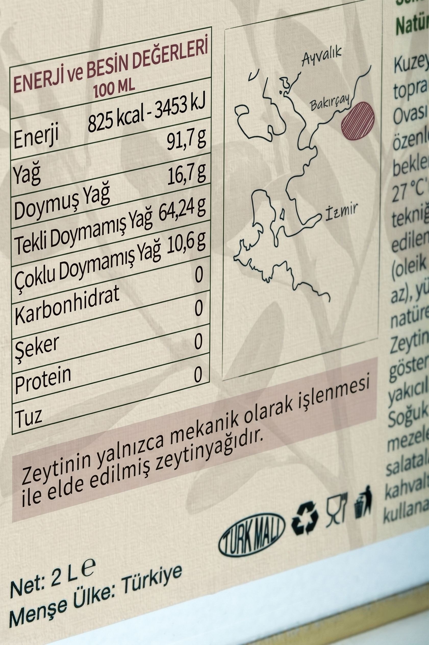 Selleni Erken Hasat Soğuk Sıkım Edremit & Domat Blend 2 L